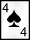 4 of Spades