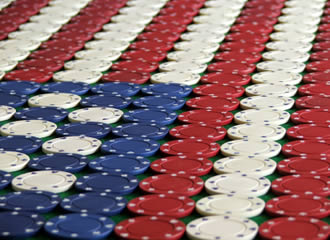 USA Flag - Poker Chips