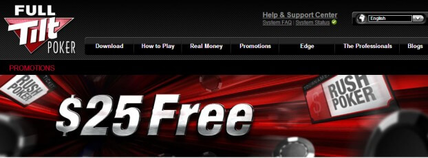 Full Tilt Poker Rush Poker $25 Free