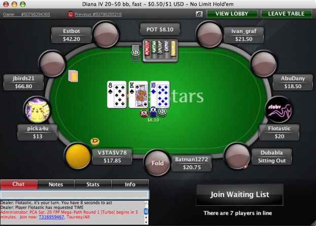 PokerStars - Table